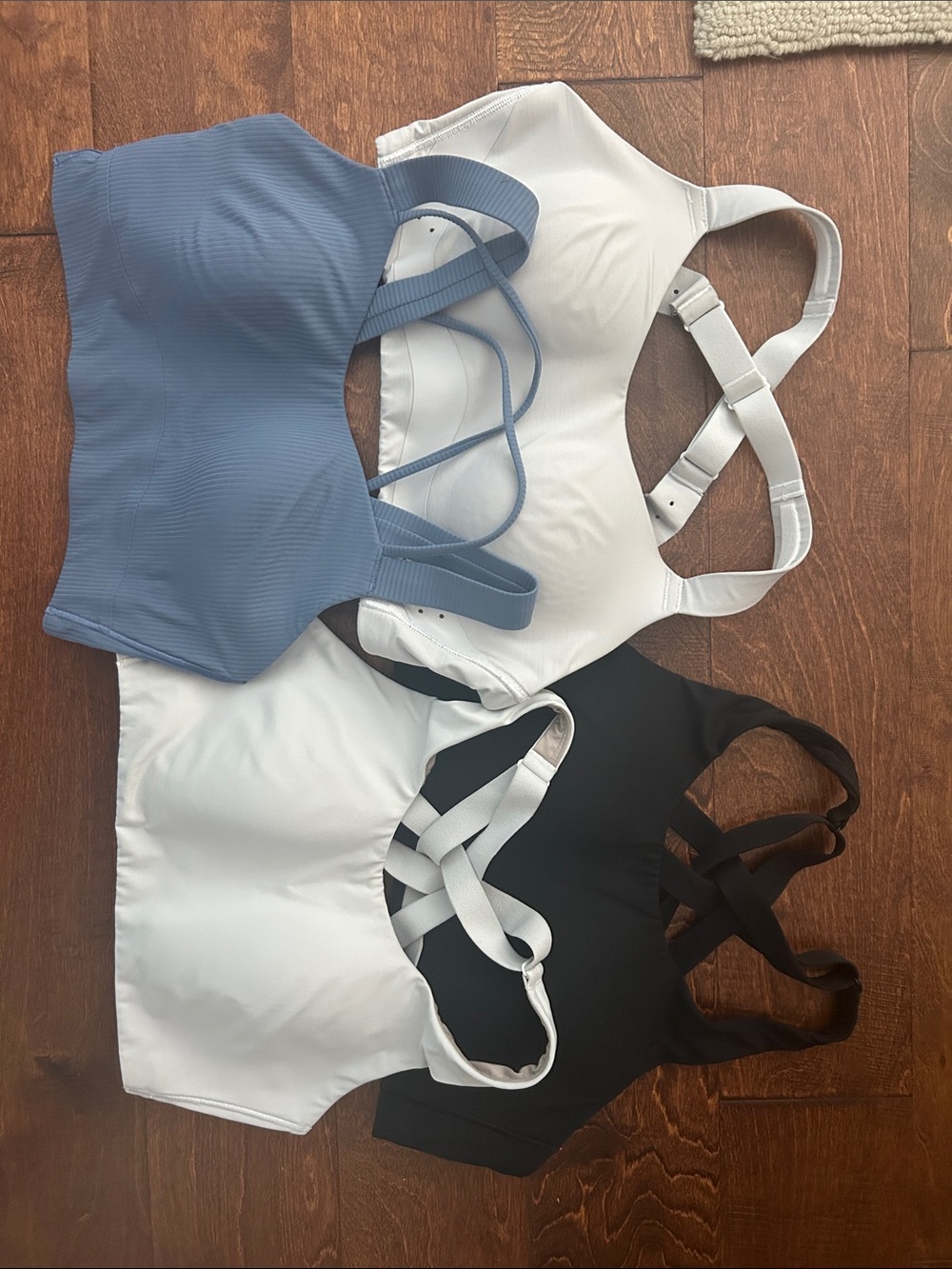 Lot Lululemon energy sports bra 34 D black white